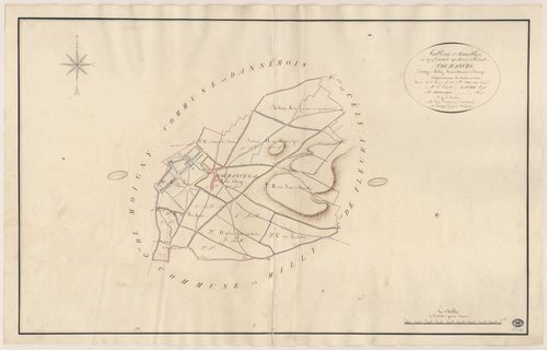 COURANCES. - Plan d'assemblage. 
