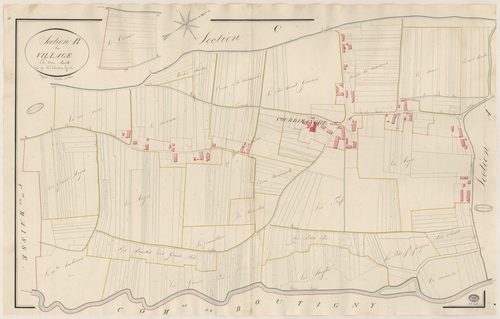 COURDIMANCHE-SUR-ESSONNE. - Section B : Village (le). 