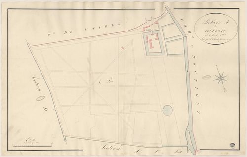 COURDIMANCHE-SUR-ESSONNE. - Section A : Bellébat, 1ère feuille. 