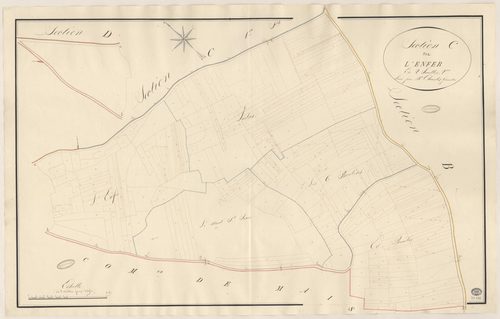 COURDIMANCHE-SUR-ESSONNE. - Section C : Enfer (l'), 2e feuille. 