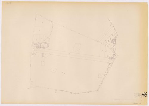 COURSON-MONTELOUP. - Plan révisé pour 1933, à jour pour 1974 (2ème édition) : plans du tableau d'assemblage, des sections A dite du Château (feuilles 1-2), B dite de Monteloup (feuilles 1-2) et C dite des Gloriettes. [6 plans]. 