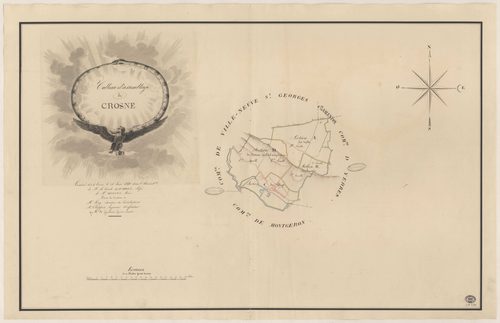 CROSNE. - Plan d'assemblage. 