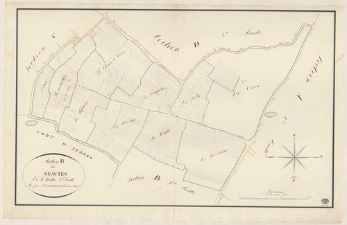 CROSNE. - Section B : Beautés (les), 1ère feuille. 