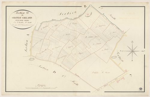 CROSNE. - Section D : Château Gaillard, 2e feuille. 