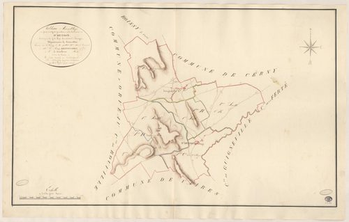 D'HUISON-LONGUEVILLE. - Plan d'assemblage. 