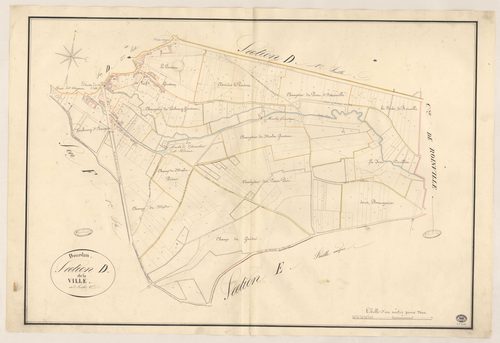 DOURDAN. - Section D : Ville (la), 2e feuille. 
