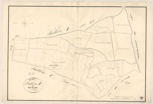 DOURDAN. - Section B : Rouillon (le), 3e feuille. 