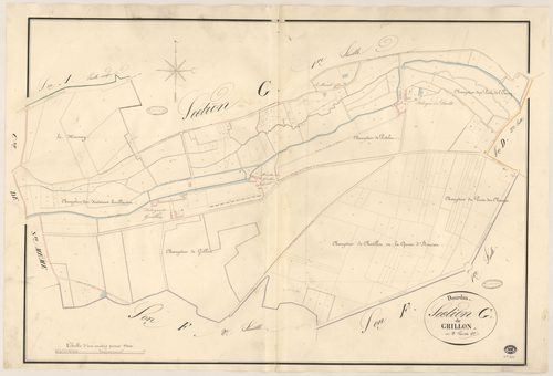 DOURDAN. - Section G : Grillon, 2e feuille. 