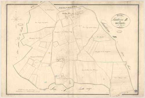 DOURDAN. - Section B : Rouillon (le), 2e feuille. 