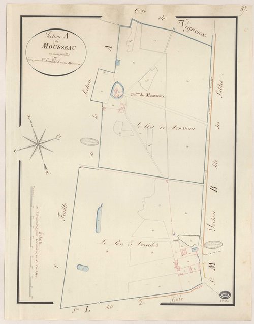 DRAVEIL. - Section A : Mousseau, 2e feuille. 