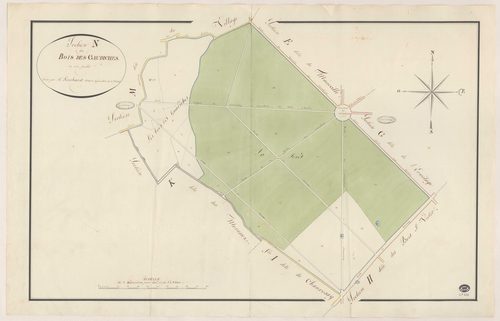 DRAVEIL. - Section N : Bois des Gaudiches (les). 