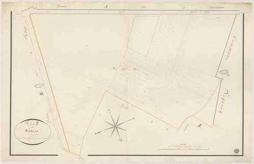 DRAVEIL. - Section B : Sables (les), 1ère feuille. 