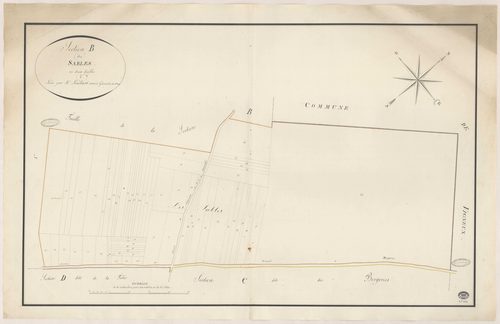 DRAVEIL. - Section B : Sables (les), 2e feuille. 