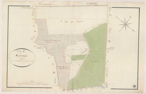 DRAVEIL. - Section E : Mainville, 1ère feuille. 