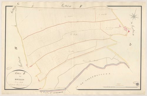 EPINAY-SUR-ORGE. - Section E : Roulles. 