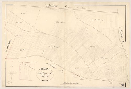 ETAMPES. - Section A : Chesnay (le), 4e feuille. 