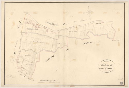 ETAMPES. - Section H : Faubourg Saint-Pierre, 1ère feuille. 