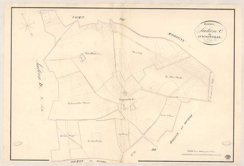 ETAMPES. - Section C : Guignonville, 3e feuille. 