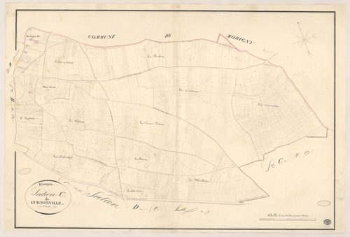 ETAMPES. - Section C : Guignonville, 1ère feuille. 