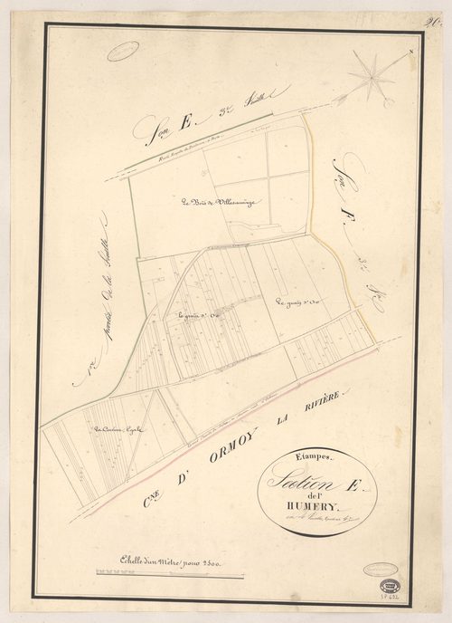 ETAMPES. - Section E : Humery (l'), 5e feuille. 