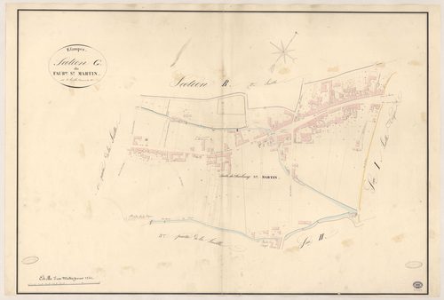 ETAMPES. - Section G : Faubourg Saint-Martin, 3e feuille. 