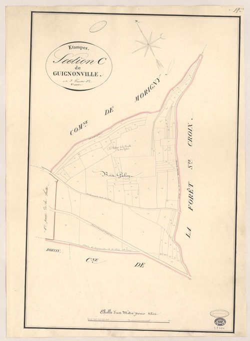 ETAMPES. - Section C : Guignonville, 4e feuille. 