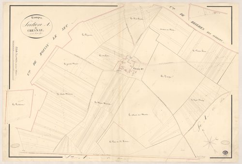 ETAMPES. - Section A : Chesnay (le), 2e feuille. 