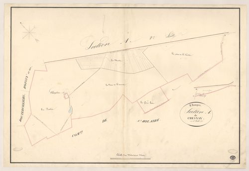 ETAMPES. - Section A : Chesnay (le), 1ère feuille. 