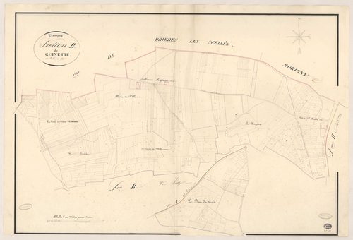 ETAMPES. - Section B : Guinette, 1ère feuille. 