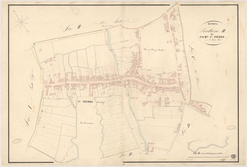 ETAMPES. - Section H : Faubourg Saint-Pierre, 2e feuille. 