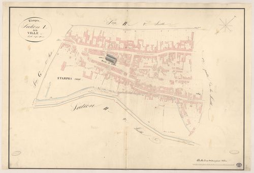 ETAMPES. - Section I : Ville (la), 2e feuille. 
