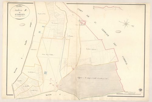 ETIOLLES. - Section B : Etiolles, 2e feuille. 