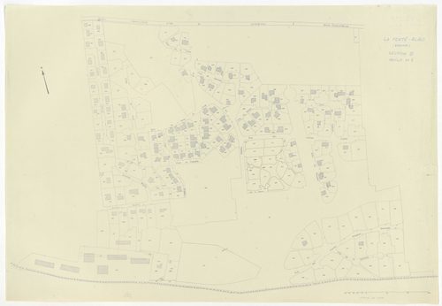Plans minutes de conservation : FERTE-ALAIS (LA) : tableau d'assemblage, ech. 1/5000 (1957), sections A1, A2, B2, AC, ech. 1/2500, sections B1, ech. 1/1000, section C, ech. 1/1250 (1957) ; sections AB, AC, ech. 1/1000 (1957-1978) ; section ZC, ech. 1/1250
