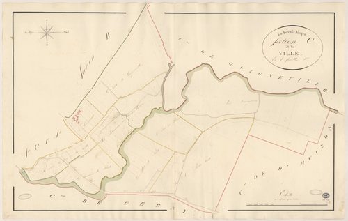 FERTE-ALAIS (LA). - Section C : Ville (la), 2e feuille. 