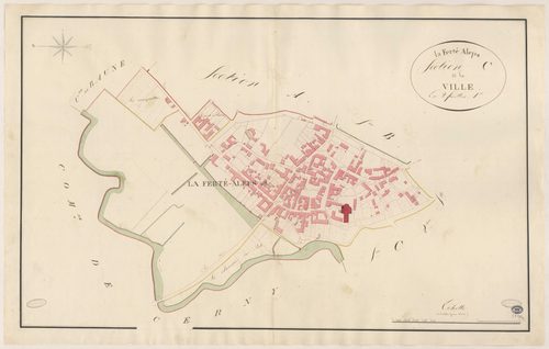 FERTE-ALAIS (LA). - Section C : Ville (la), 1ère feuille. 