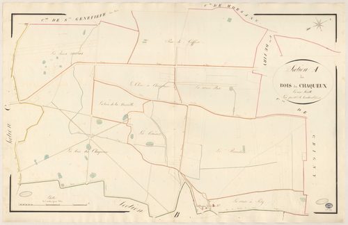 FLEURY-MEROGIS. - Section A : Bois des Chaqueux. 