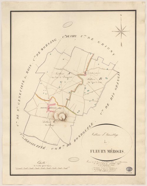 FLEURY-MEROGIS. - Plan d'assemblage. 