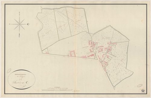 FONTENAY-LES-BRIIS. - Section C : Village (le), 2e feuille. 