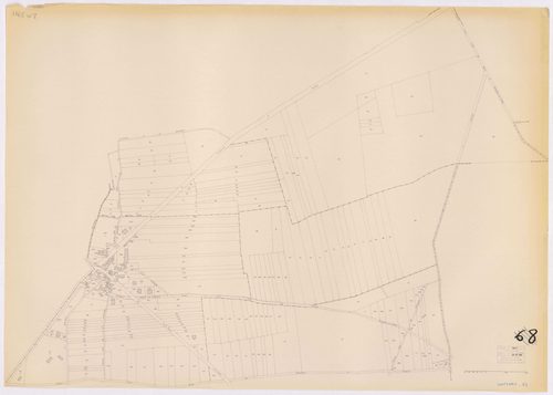 FONTENAY-LES-BRIIS. - Plan révisé pour 1935, à jour pour 1974 (2ème édition) : plan du tableau d'assemblage, des sections A dite de la Forêt, B dite de la Picoterie, C dite du village (feuilles 1-2), D dite du Bel-Air (feuilles 1-2), E dite du Château de 