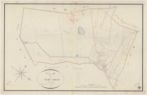 FONTENAY-LES-BRIIS. - Section E : Château de Soucy. 