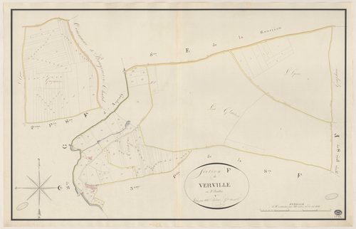 FONTENAY-LES-BRIIS. - Section F : Verville, 1ère feuille. 