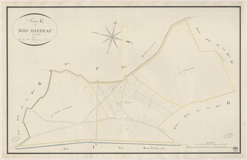 FORGES-LES-BAINS. - Section G : Bois-Dardeau (le), 1ère feuille. 