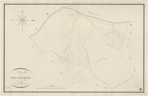 FORGES-LES-BAINS. - Section G : Bois-Dardeau (le), 3e feuille. 