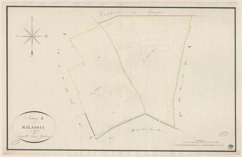 FORGES-LES-BAINS. - Section A : Malassis, 3e feuille. 