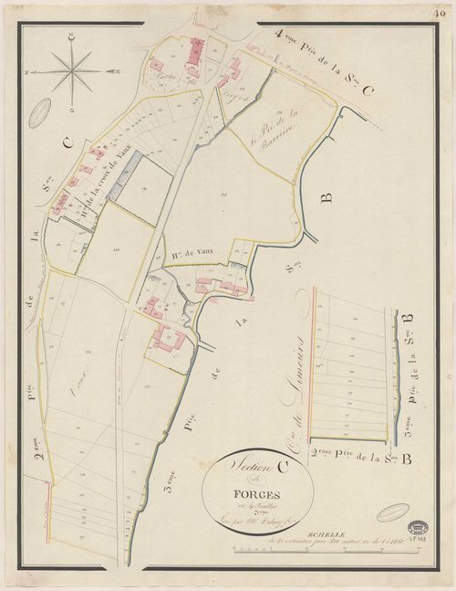 FORGES-LES-BAINS. - Section C : Forges, 3e feuille.