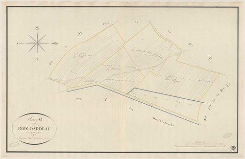 FORGES-LES-BAINS. - Section G : Bois-Dardeau (le), 2e feuille. 