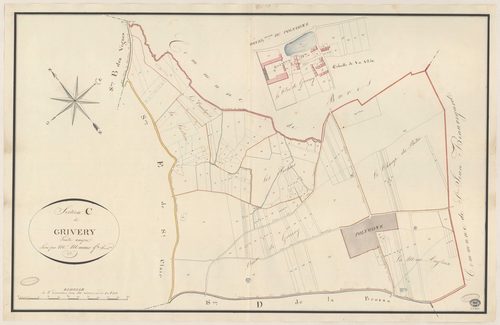 GOMETZ-LE-CHATEL. - Section C : Grivery. 