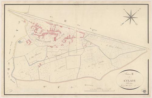 GOMETZ-LE-CHATEL. - Section E : Saint-Eclair. 