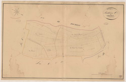 GRANGES-LE-ROI (LES). - Section C : Village (le), 2e feuille. 