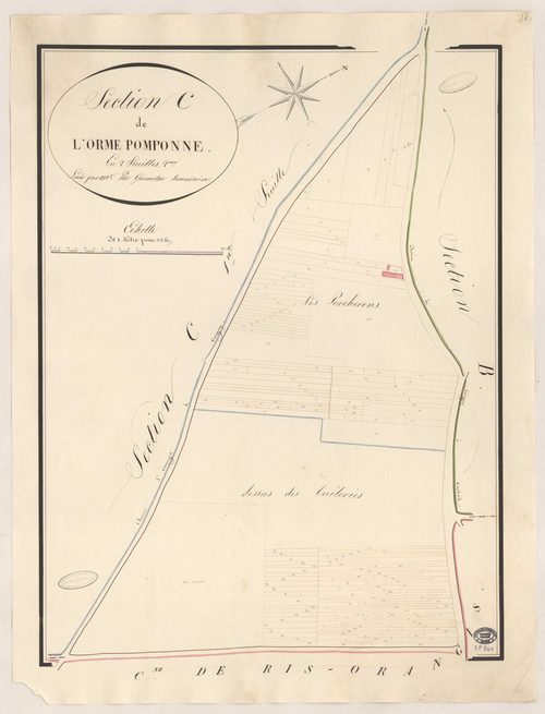 GRIGNY. - Section C : Orme Pomponne (l'), 2e feuille. 